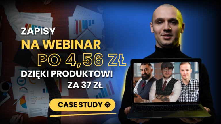 Leady na webinar tańsze o 29% dzięki OTO – case study Sellvana