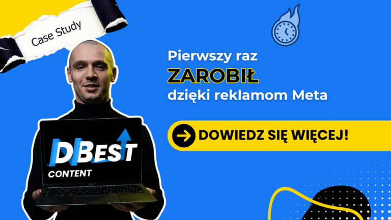 ROAS 11,1 i pierwszy zysk z reklam – case study Daniel Bartosiewicz