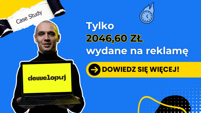 48 750 zł z promocji kursów (w 14 dni) – case study Dewelopuj