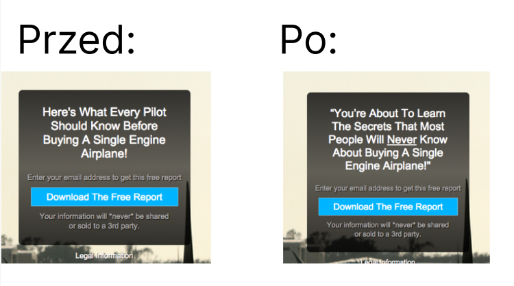 royal airlines przed i po